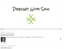 Tablet Screenshot of dressedwithsoul.com